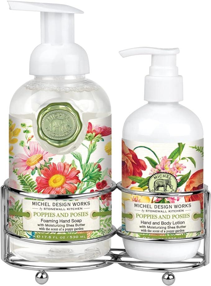 Handcare Caddy - Poppies and Posies