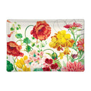 Rectangular Glass Soap Dish - Poppies and Posies