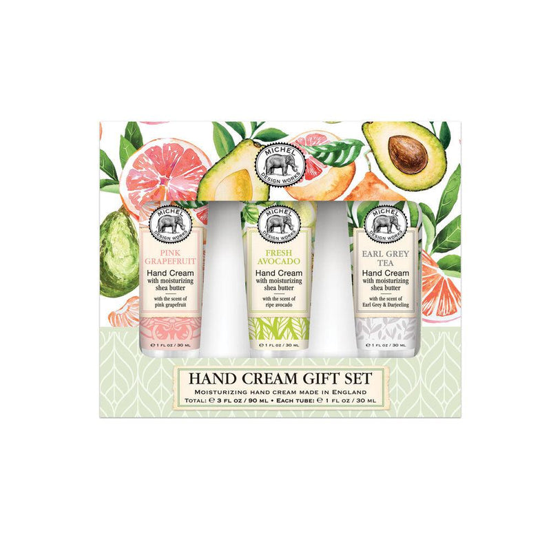 Small Hand Cream Gift Set: Pink Grapefruit, Fresh Avocado, Earl Grey Tea