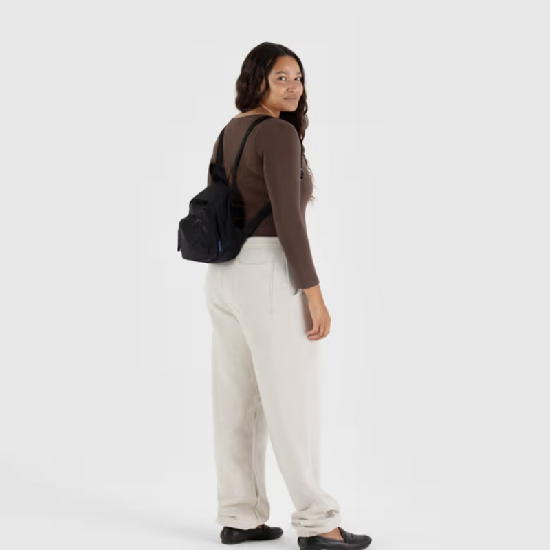 Mini Nylon Backpack - Black
