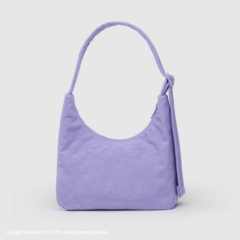 Mini Nylon Shoulder Bag - Embroidered Hello Kitty & My Melody