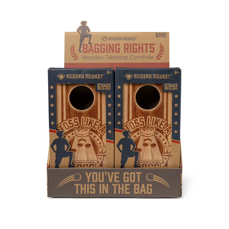Bagging Rights Wooden Tabletop Cornhole