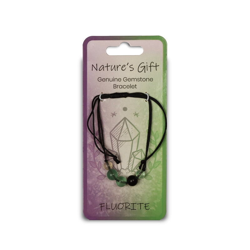Nature's Gift Cord  Bracelet - Fluorite