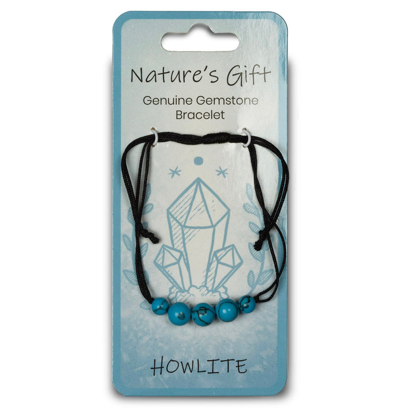 Nature's Gift Cord  Bracelet - Howlite