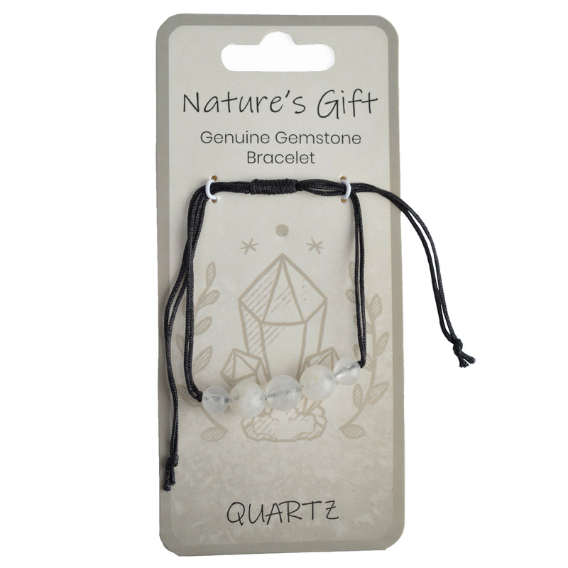 Nature's Gift Cord  Bracelet - Quartz