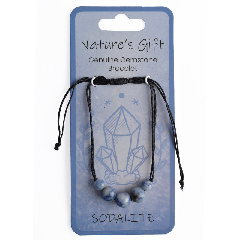 Nature's Gift Cord  Bracelet - Sodalite