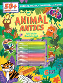 Sticker & Activity Book Set - Animal Antics