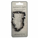 Nature's Gift Gemstone Chip Bracelet - Hematite