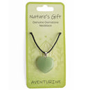 Nature's Gift Gemstone Heart Necklace  - Aventurine