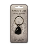 Natures Gift Keyring - Obsidian