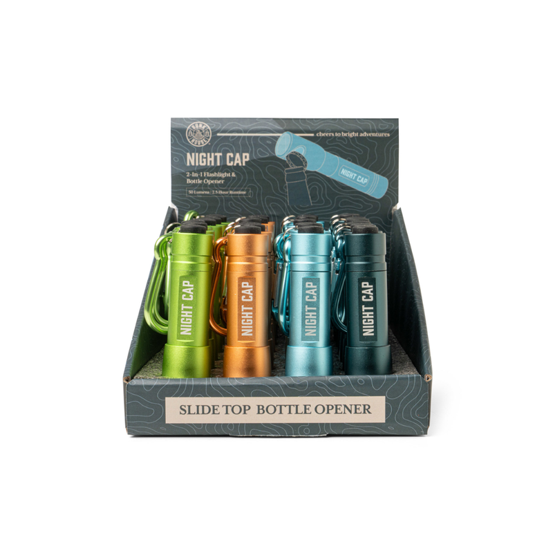 Nightcap 2-in-1 Flashlight & Bottle Opener - Orange