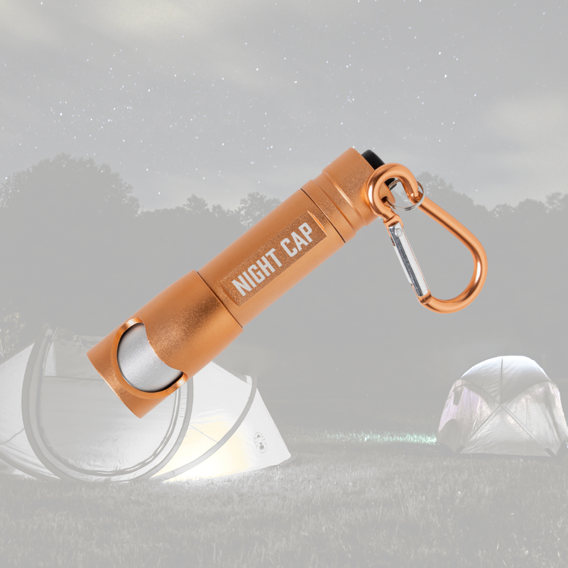 Nightcap 2-in-1 Flashlight & Bottle Opener - Orange