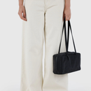 Nylon Bowler Bag - Black