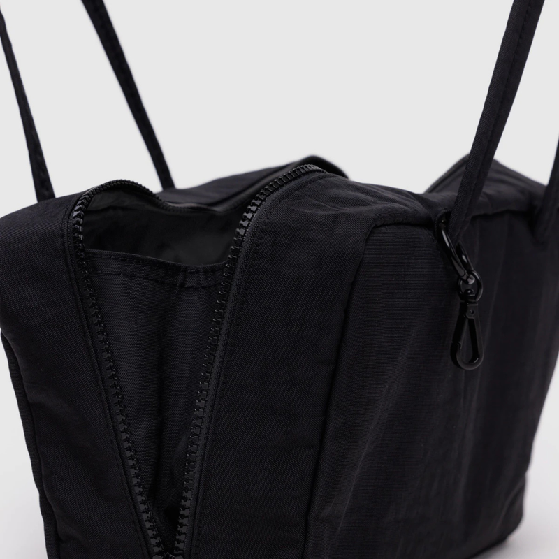 Nylon Bowler Bag - Black