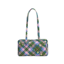 Nylon Bowler Bag - Green Star Plaid
