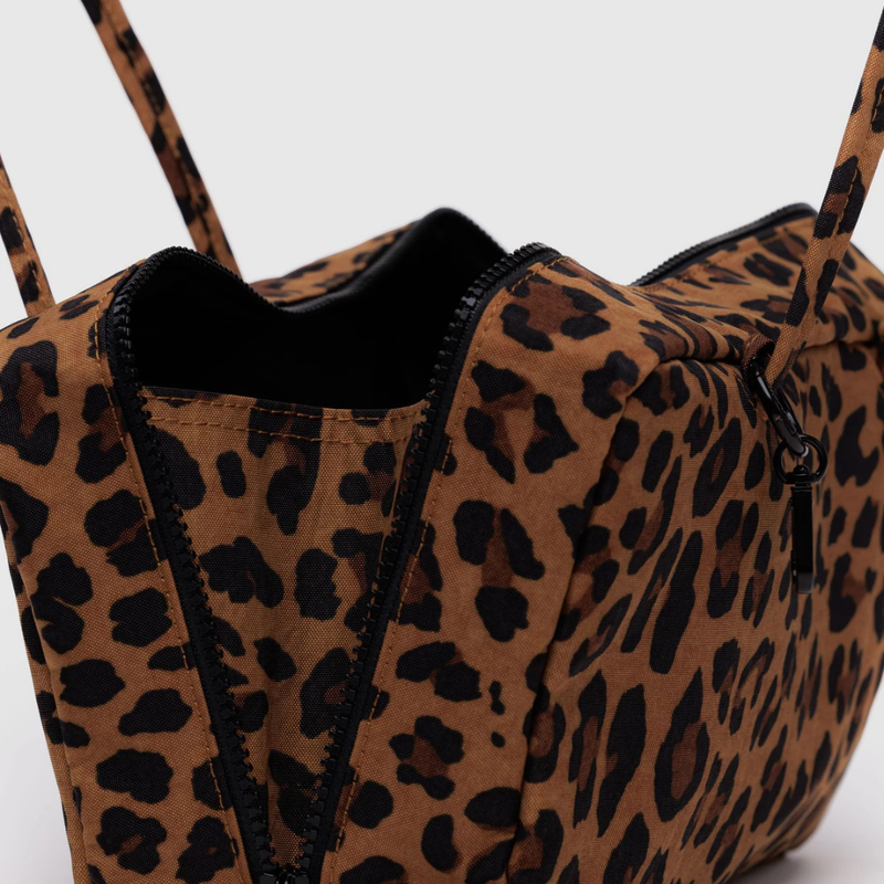 Nylon Bowler Bag - Leopard