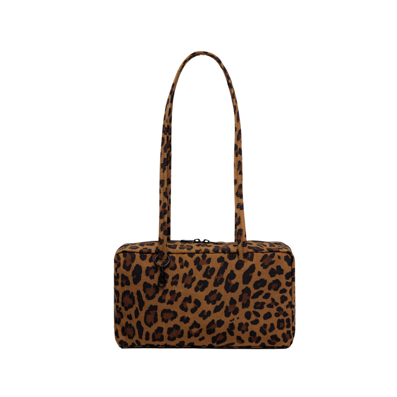 Nylon Bowler Bag - Leopard