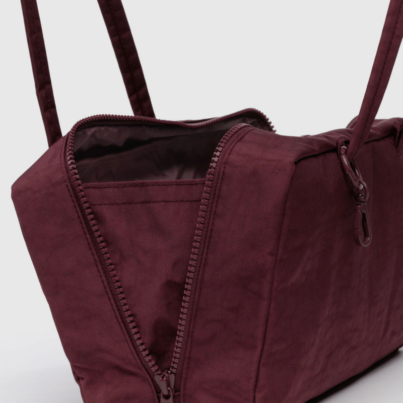 Nylon Bowler Bag - Mahogany