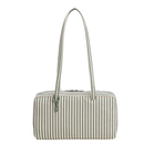 Nylon Bowler Bag - Sage Stripe