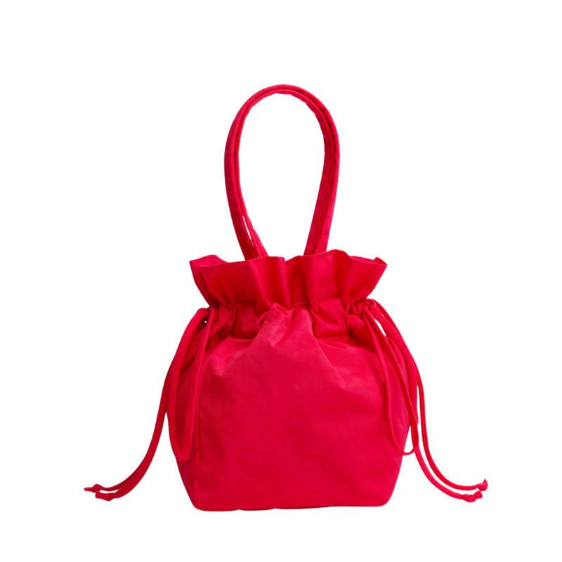 Nylon Drawstring Bag - Candy Apple