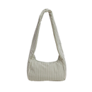 Nylon Meringue Bag - Sage Stripe
