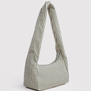 Nylon Meringue Bag - Sage Stripe