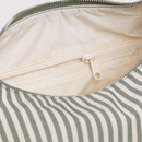 Nylon Meringue Bag - Sage Stripe