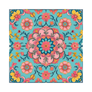 Peranakan Magnet -  Nyonya Lotus Medallion