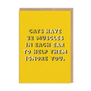 32 Muscles Greeting Card