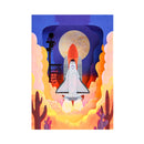 3D Panoramic Card - Space Shuttle