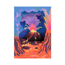 3D Panoramic Card - Volcano