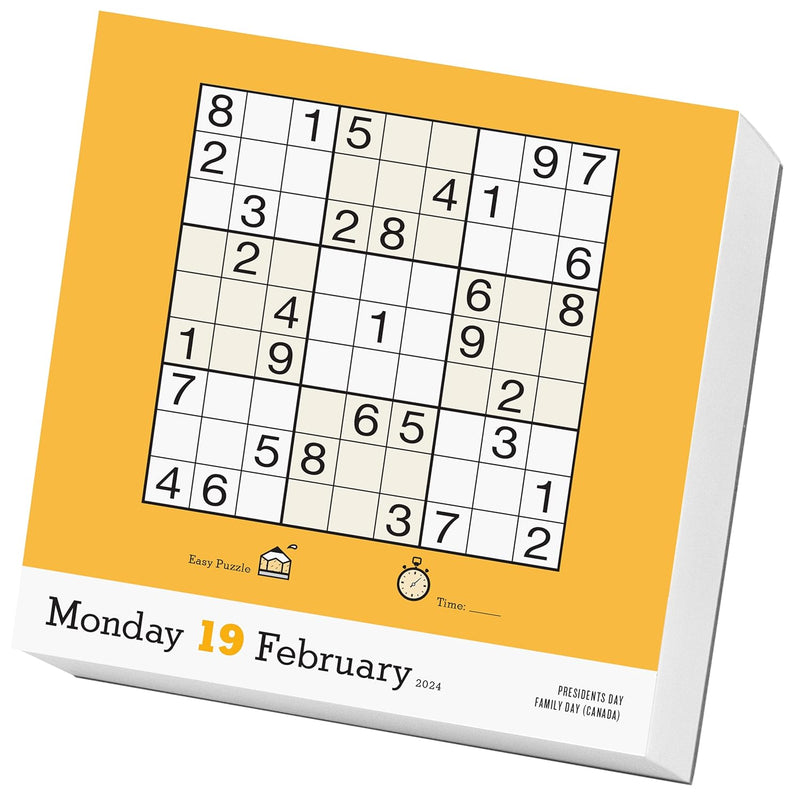Original Sudoku Page-A-Day Calendar 2024
