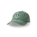 Classic Hat - Peace Sign Icon (Dark Green)