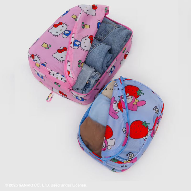 Packing Cube Set - Hello Kitty and Friends Floral