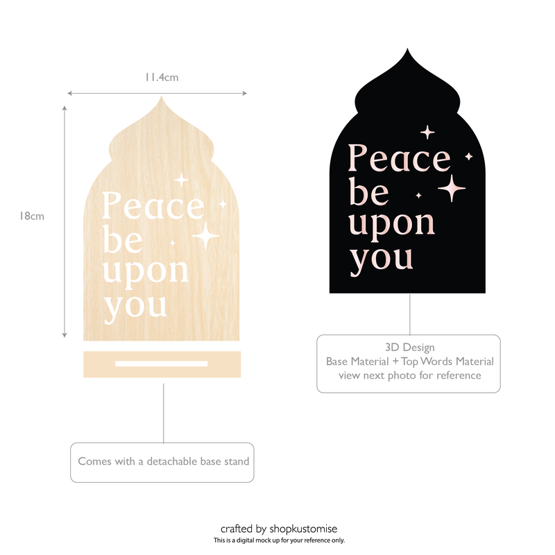 Peace Be Upon You Standee