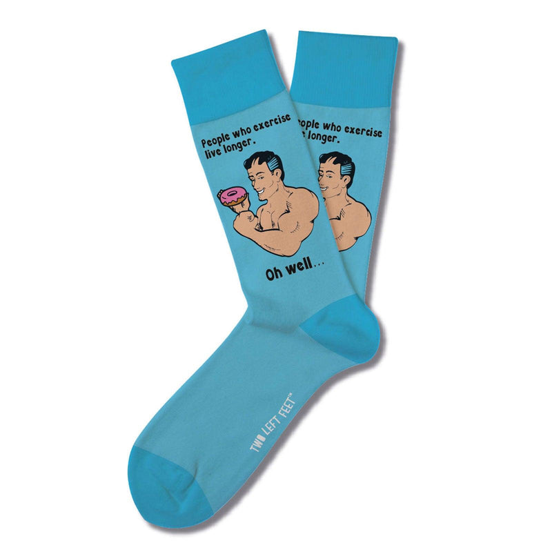 Retro Remix Socks -  People Who Exercise Live Longer