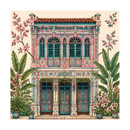 Magnet Peranakan - Heritage Shophouse Blossom