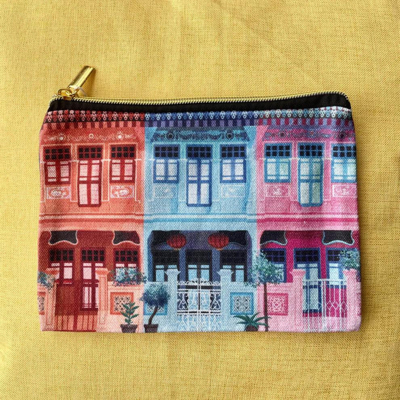 Peranakan Shophouses Pouch