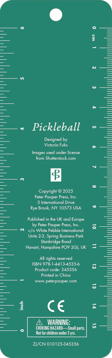 Beaded Bookmark: Pickleball