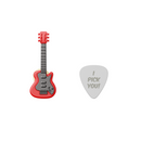 Pins Guitar + Pick