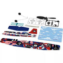 Rubber Band Aeroplane Science - Low Wing