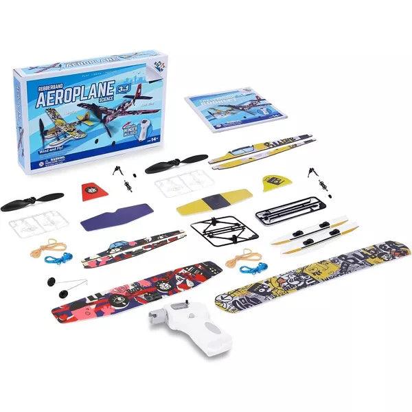 Rubber Band Aeroplane Science 3-in-1
