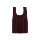 Pleated Baggu - Mahogany