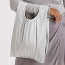 Pleated Baggu - Chrome Metallic