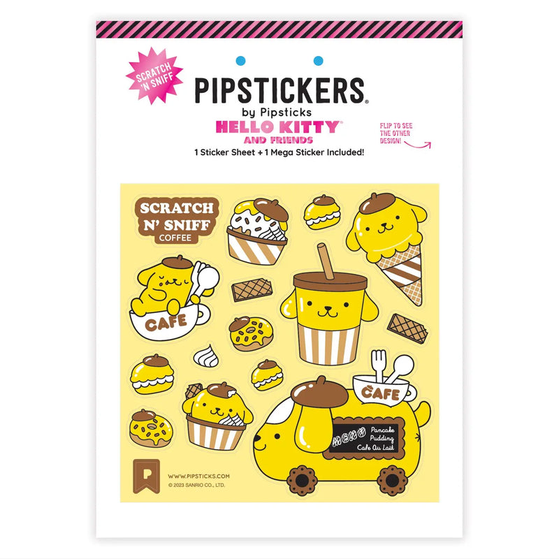 Pompompurin Café Cruiser Scratch 'n Sniff Stickers