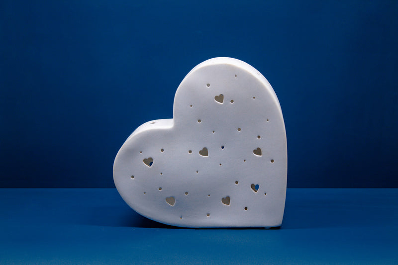 Porcelain Lamp - Heart