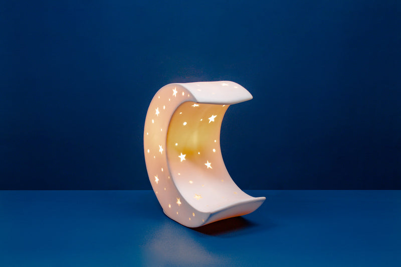 Porcelain Lamp - Moon