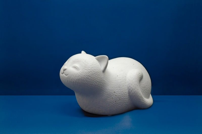 Porcelain Lamp - Smiley Cat (Pre-Order)