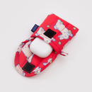 Puffy Earbuds Case - Bunnies