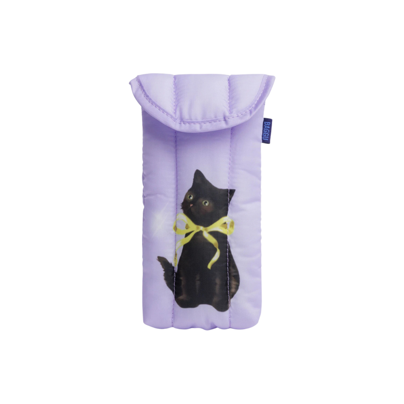 Puffy Glasses Sleeve - Fancy Cats